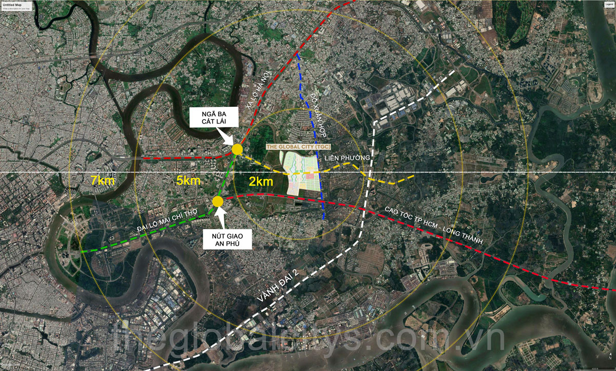 Liên kết vùng tại The Global City